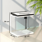 28 liter glass aquarium tank for home decoration
