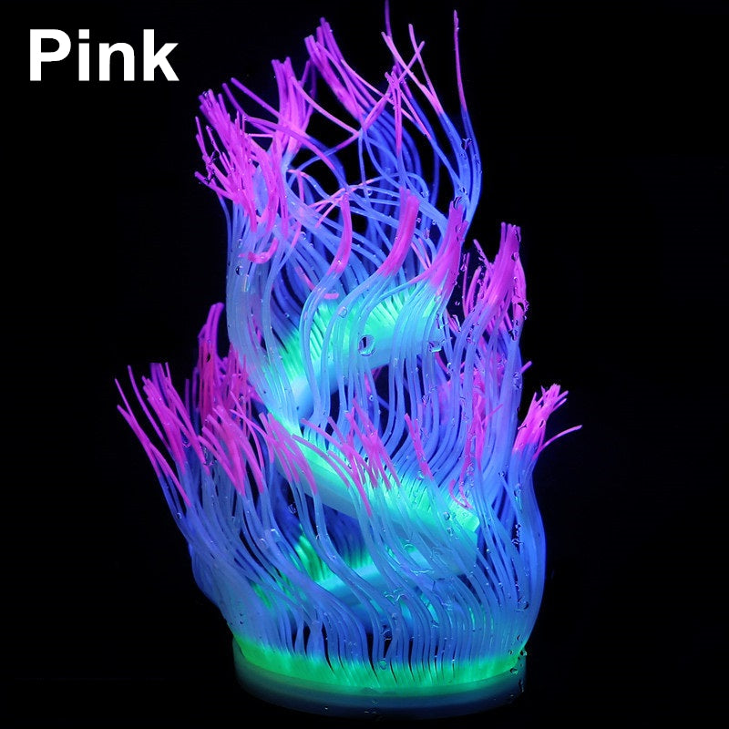 Artificial coral sea anemone decoration for aquarium