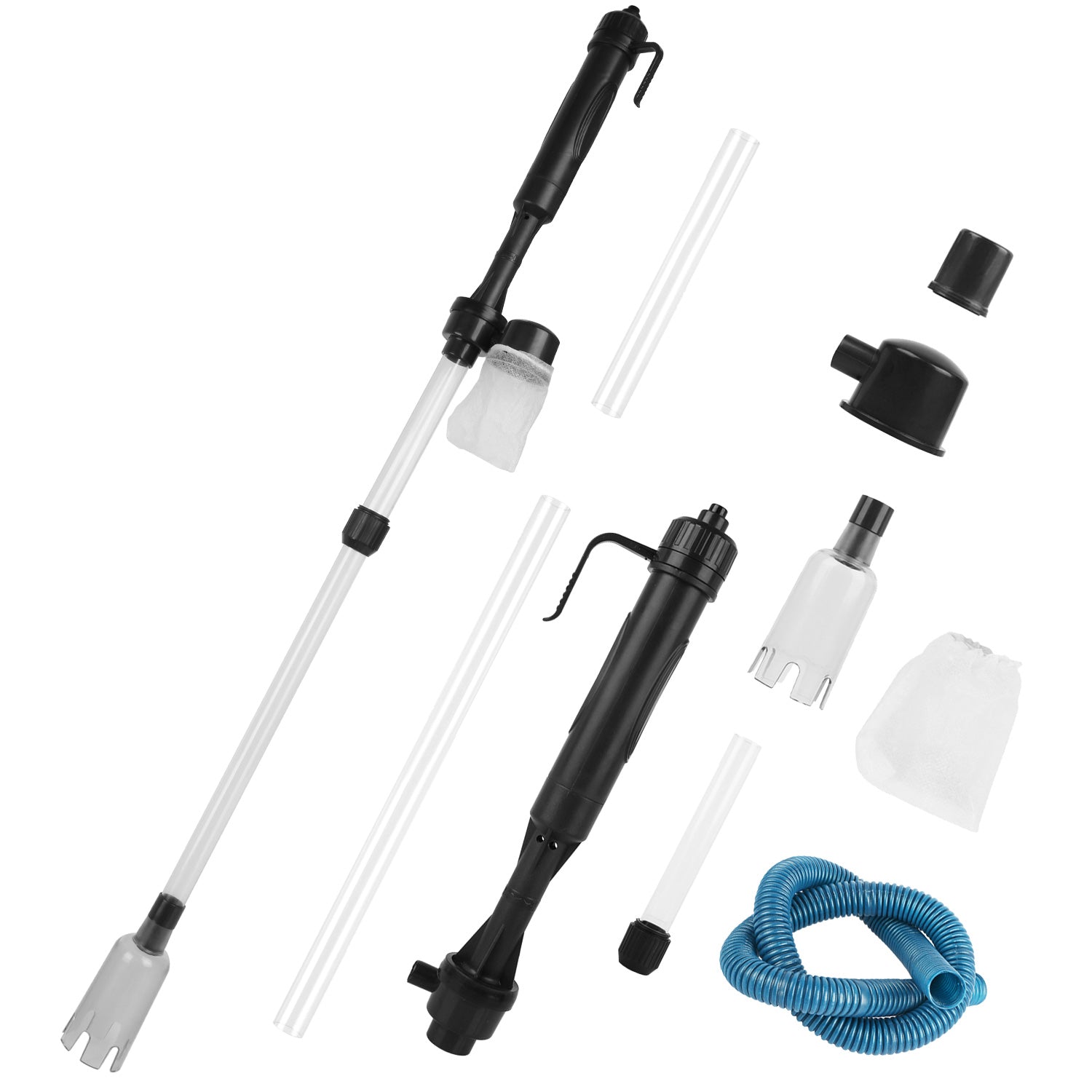 Aquarium siphon gravel cleaner for easy water change