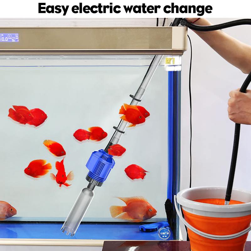 Electric Aquarium Water Changer Gravel Cleaner Siphon Fish Tank Cleaning Tool