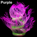 Decorative sea anemone ornament for aquascape aquarium