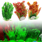 Artificial aquarium plant decor made from safe plastic material