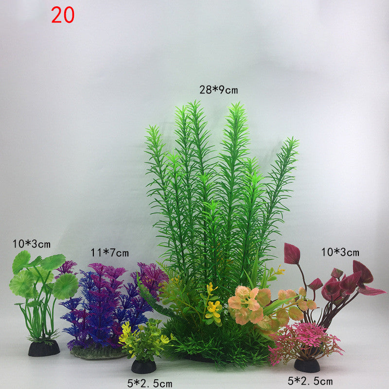 Fish Tank Decoration Simulation Water Plant Artificial Aquarium Landscaping Decor