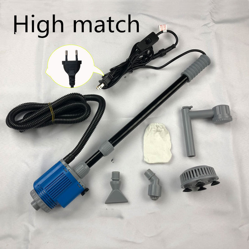 Electric aquarium siphon cleaner for easy water changes