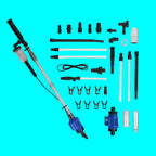 Electric aquarium water changer gravel cleaner for fish tank maintenance