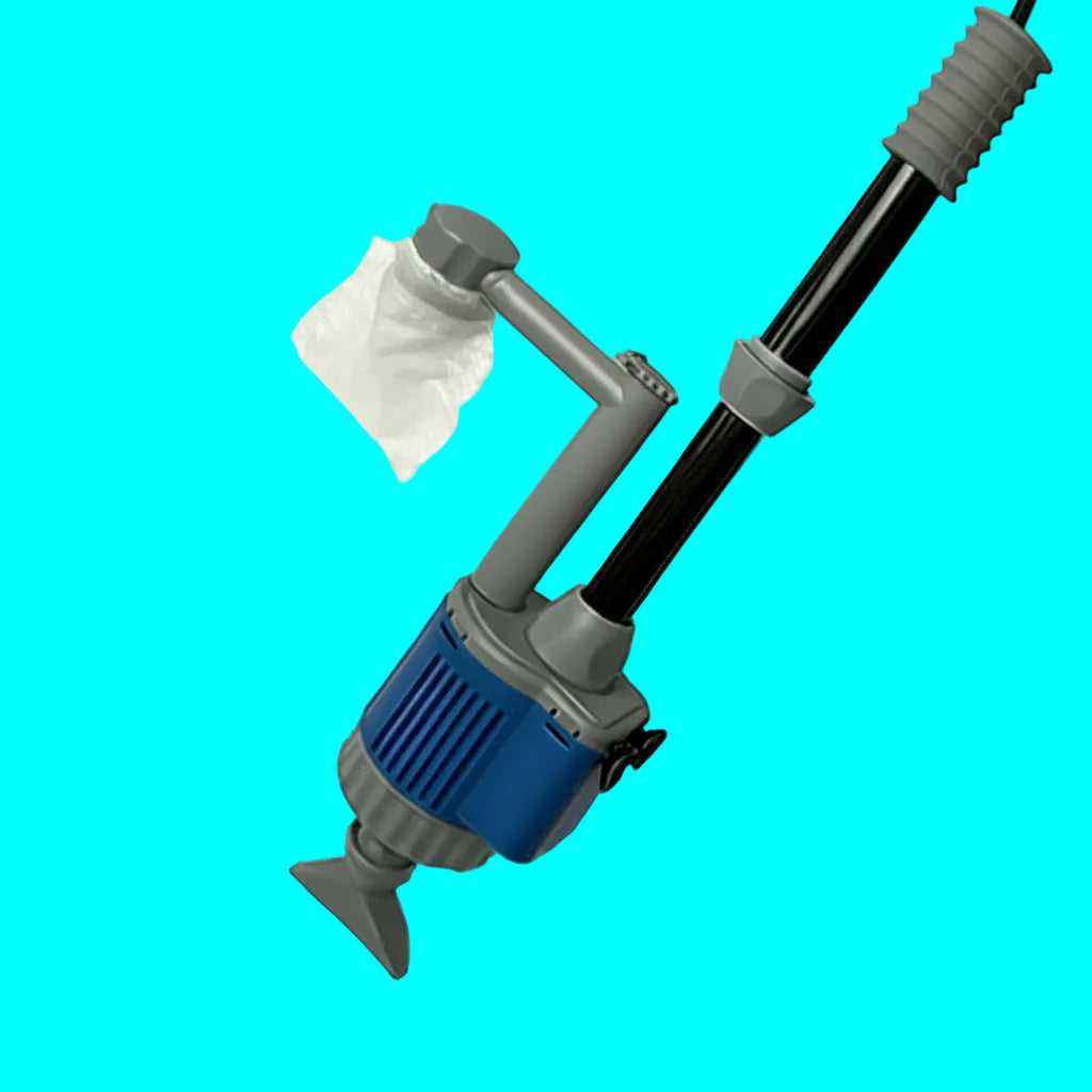Electric fish tank gravel cleaner vacuum for aquarium sand and debris