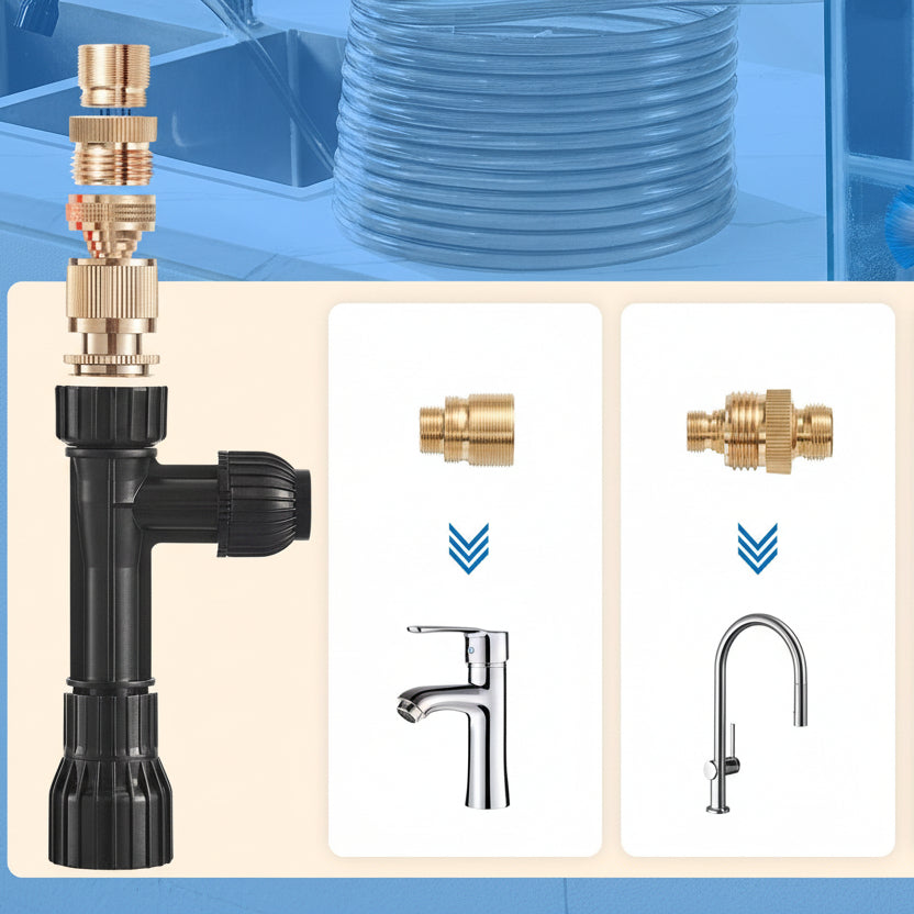 Fish tank gravel cleaner vacuum removing dirt and debris