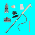 Multi functional electric aquarium gravel cleaner kit for fish tank cleaning