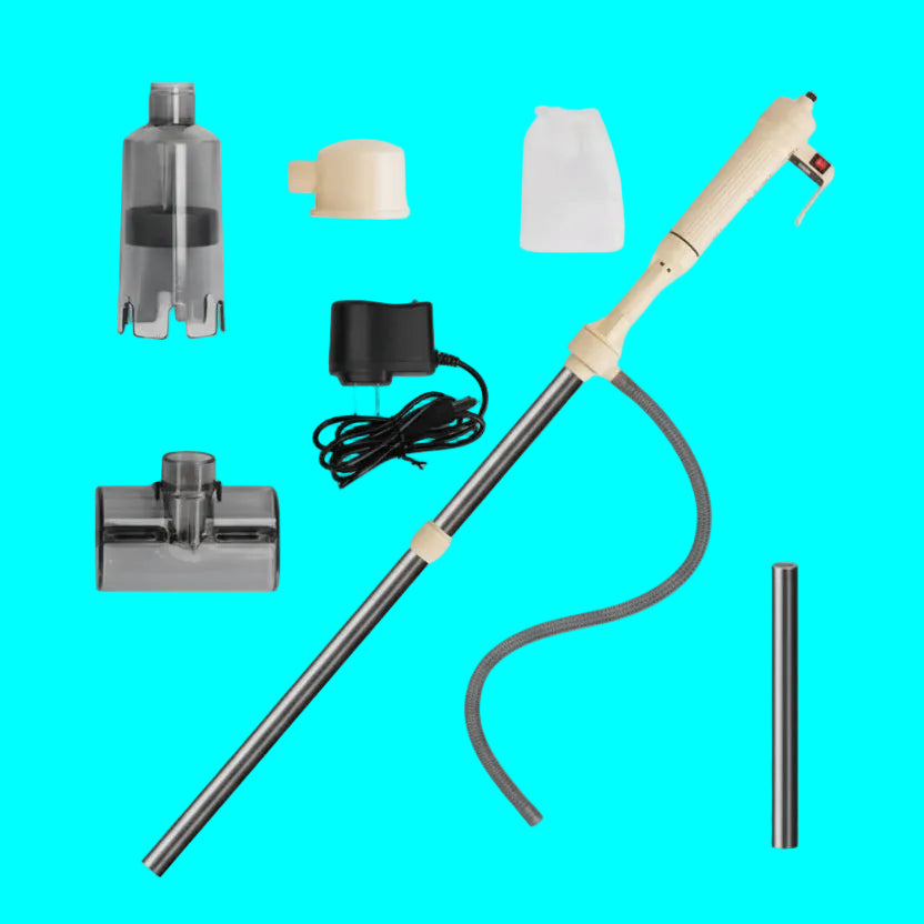 Multi functional electric aquarium gravel cleaner kit for fish tank cleaning