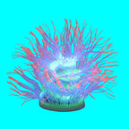 Silicone sea anemone aquarium decoration for fish tank landscape